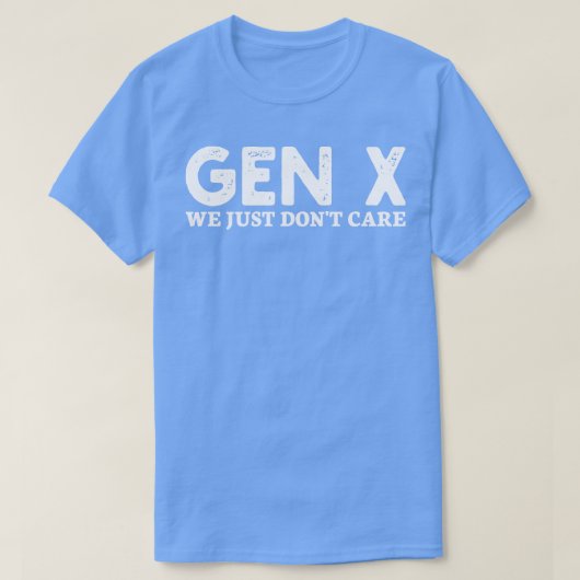 x世代は気に1 tシャツ (デザイン正面)