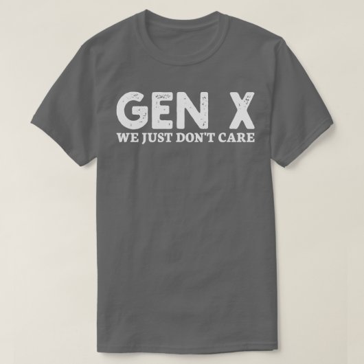 x世代は気に1 tシャツ (デザイン正面)