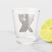 X世代フレーズ ショットグラス (裏面)