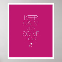 X保に対する静穏と解決 ポスター