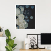 X保に対する静穏と解決 ポスター (ホームオフィス)