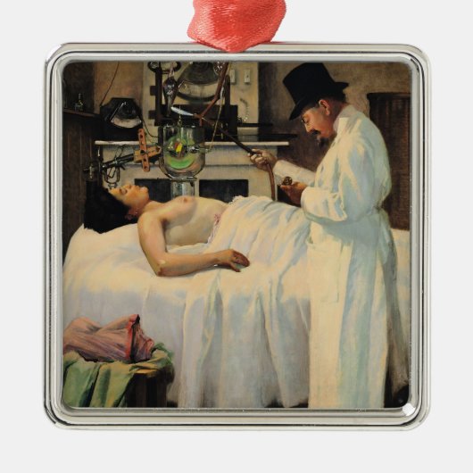 X光線と蟹座を扱う最初の試み メタルオーナメント (正面)