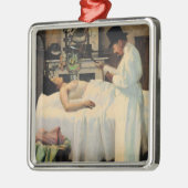 X光線と蟹座を扱う最初の試み メタルオーナメント (左)