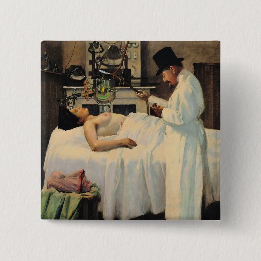 X光線と蟹座を扱う最初の試み 缶バッジ (正面)