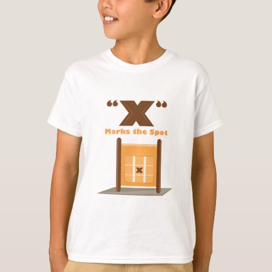 X印の点 Tシャツ (正面)