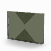 X幾何はっきりしたモスグリーンフォトブロック フォトブロック (右)