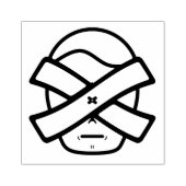 X氏 – 匿名の謎の人物 ラバースタンプ (インプリント)