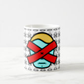 X氏 – 匿名の謎の人物v1.1 コーヒーマグカップ (中央)