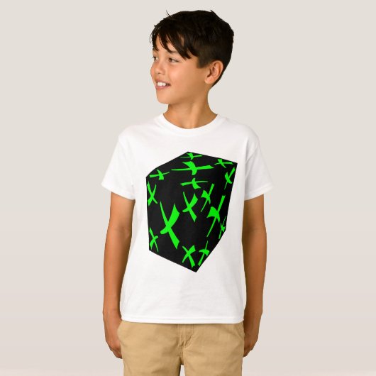 X箱のコンピュータ・ゲームのオタクのおたくの賭博のゲーマー Tシャツ (正面フル)
