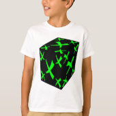 X箱のコンピュータ・ゲームのオタクのおたくの賭博のゲーマー Tシャツ (正面)