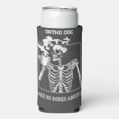 X線おもしろいカスタマイズ可能な医療ジョブオルソドドキュメント スリム缶クーラー (Seltzer正面)