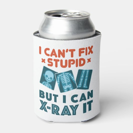 X線おもしろい技術者素晴らしい技術X線愚か 缶クーラー (缶正面)