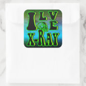 X線が大好き スクエアシール (バッグ)