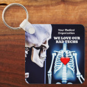 X線による素晴らしい技術が大好き キーホルダー (正面)