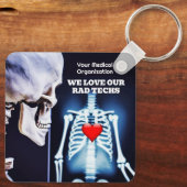 X線による素晴らしい技術が大好き キーホルダー (裏面)