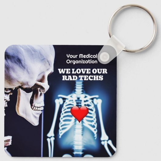 X線による素晴らしい技術が大好き キーホルダー (裏面)