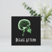 X線のスカルの頭脳-緑 招待状 (スタンド正面)