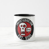 X線のスタジオ米国東部標準時刻の2051年の信号器のマグ マグカップ (中央)