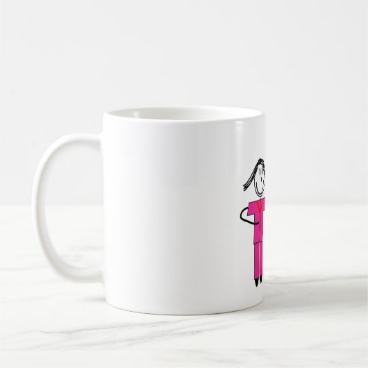 X線の技術のギフト コーヒーマグカップ (左)