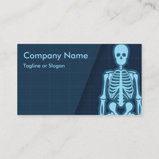 X線の技術者の整形外科のリュウマチ医 名刺 (裏面)