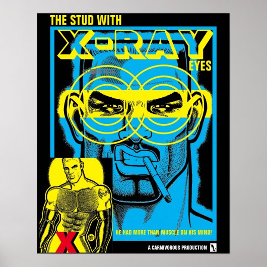 X線の目を持つスタッド ポスター (正面)