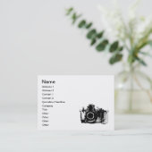 X線の視野のカメラ-黒及び白 名刺 (スタンド正面)
