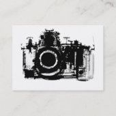 X線の視野のカメラ-黒及び白 名刺 (裏面)