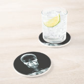 X線の視野の骨組スカル-オリジナル コースター (側面)