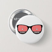 X線の視野ガラスボタン 缶バッジ (正面&裏面)