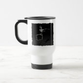 X線の骨組喜びの跳躍B&W トラベルマグ (左)