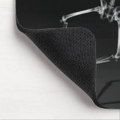 X線の骨組喜びの跳躍B&W マウスパッド (コーナー)