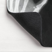 X線の骨組手及びジュエリー- B&W マウスパッド (コーナー)