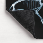 X線の骨組青く悪い犬 マウスパッド (コーナー)