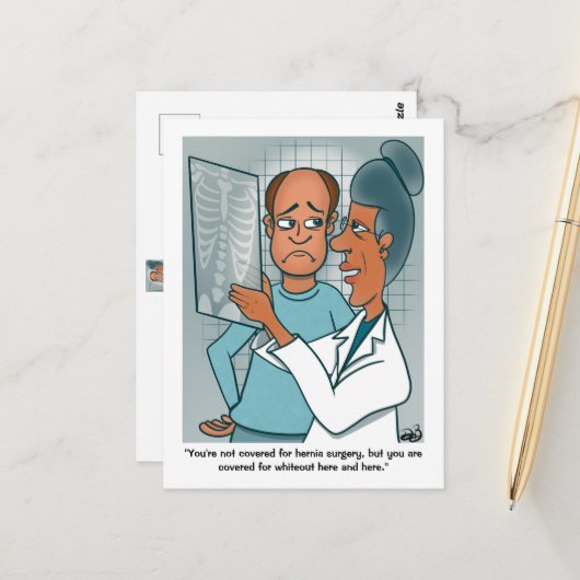 X線はがき ポストカード (正面/裏面インサイチュ)