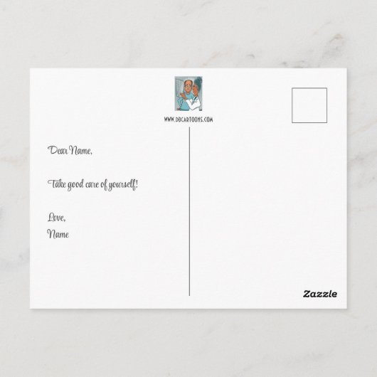 X線はがき ポストカード (裏面)