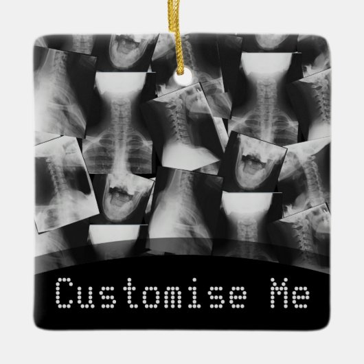 X線オリジナル セラミックオーナメント (正面)