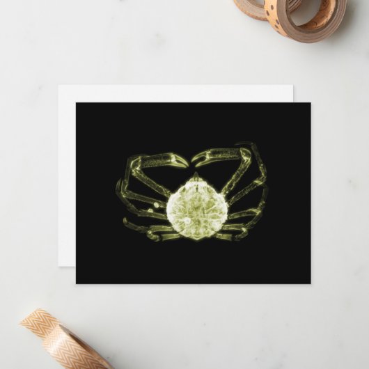 X線カニ ノートカード (正面/裏面インサイチュ)