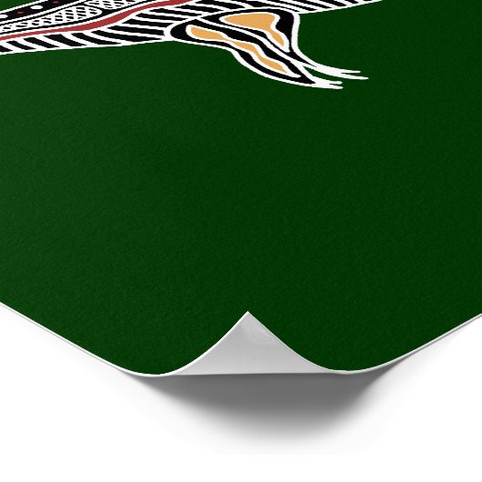 X線カンガルー ポスター (角)