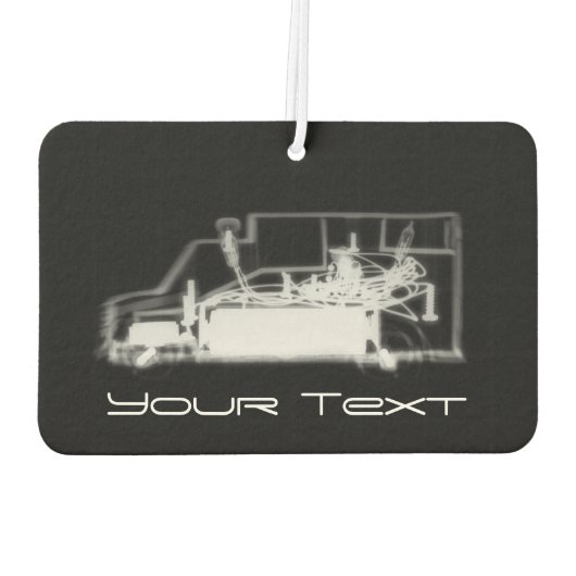 X線シースルー玩具トラック空気清浄機 カーエアーフレッシュナー (裏面)