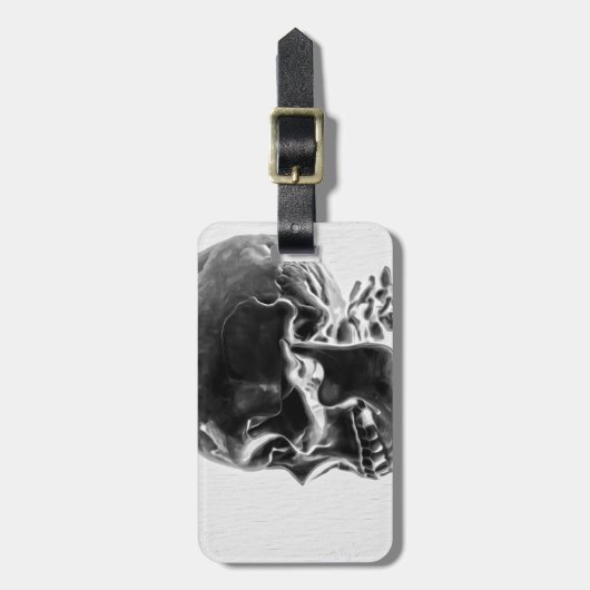 X線スカル ラゲッジタグ (正面縦)