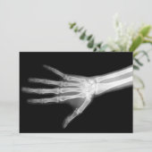 X線スケルトンアームズブラック&ホワイト 招待状 (スタンド正面)