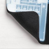 X線スケルトンキーボードおよびマウスパッド マウスパッド (コーナー)