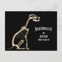 X線スケルトンドッグ – セピア