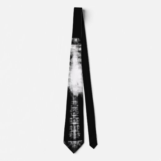 X線スケルトンリブとスパイン ネクタイ (正面)