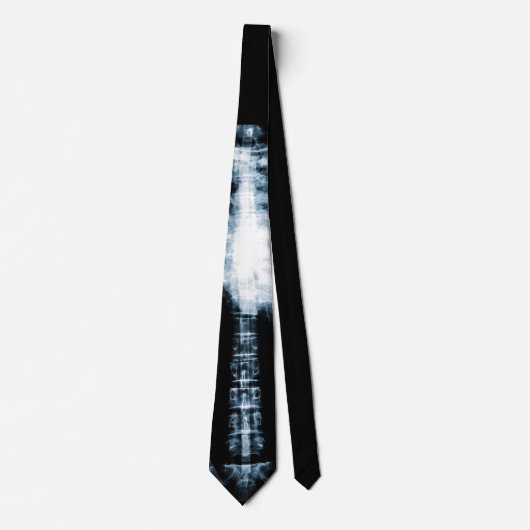 X線スケルトンリブとスパイン ネクタイ (正面)