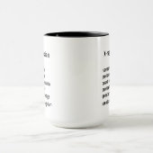 X線テクニカおもしろいー定義ギフト マグカップ (中央)