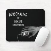 X線ハンドマウスとコンピュータマウス – B&W マウスパッド (マウス)