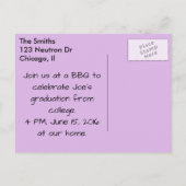 X線パーソナライズされた指「X線撮影院生」 案内ポストカード (裏面)