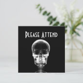 X線ビジョンスケルトンスカル- B&W 招待状 (スタンド正面)