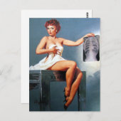 X線ピン留め ポストカード (正面/裏面)